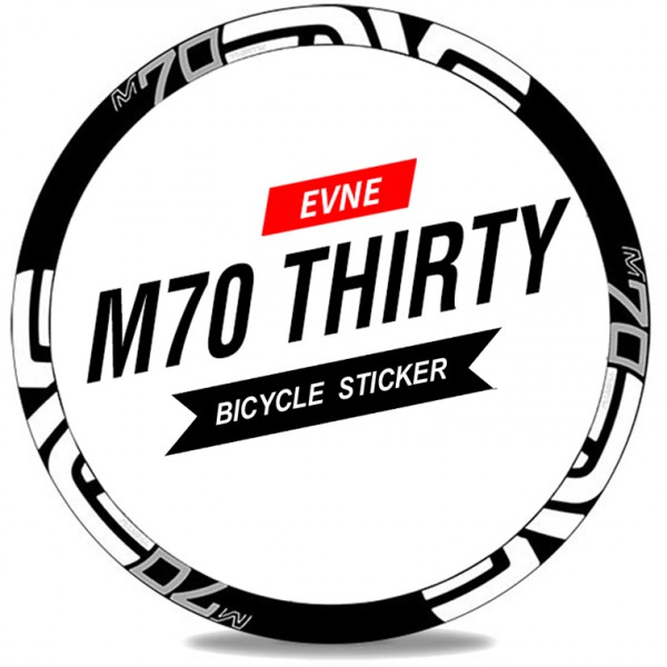 Mountain Bicycle Wheels MTB Rim Decal Stickers for ENVE M70 THIRTY
